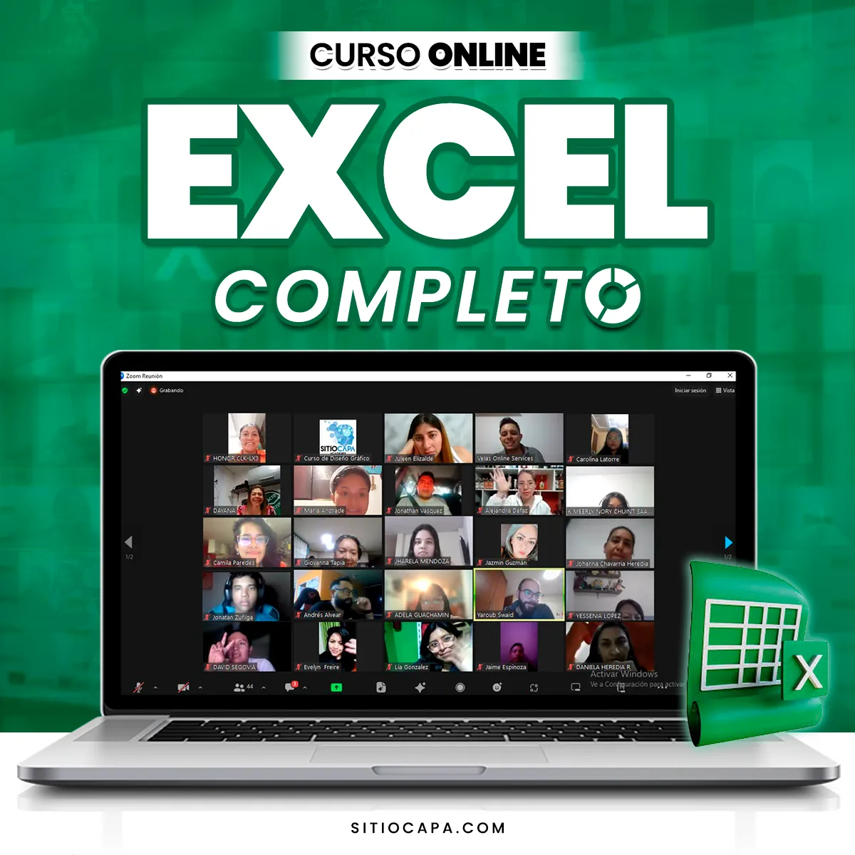 curso online de EXCEL COMPLETO